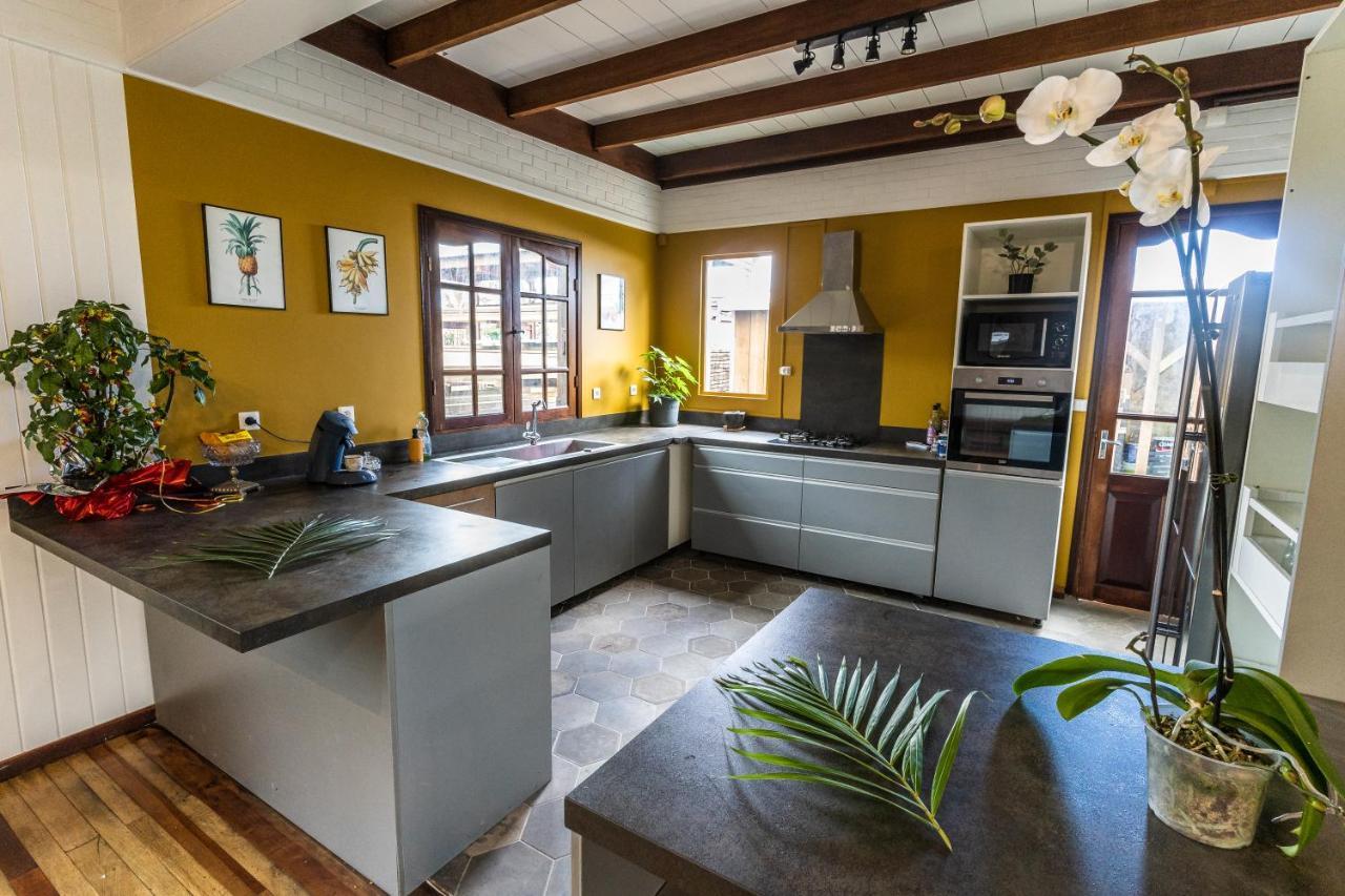 Magnifique villa avec cheminée au tevelave Les Avirons Exterior foto
