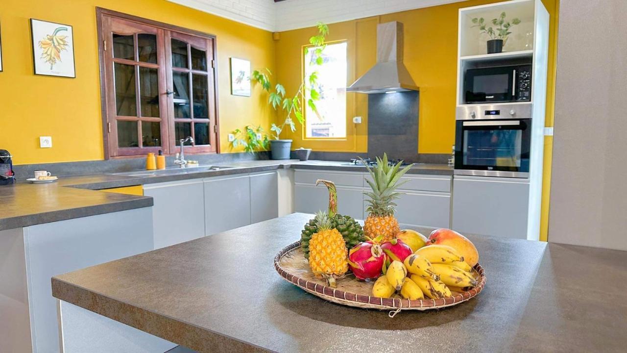 Magnifique villa avec cheminée au tevelave Les Avirons Exterior foto